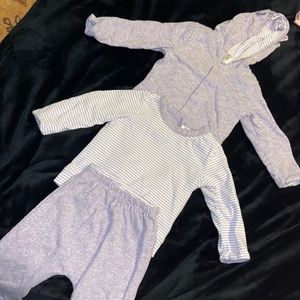 3 piece reversible bear sweatsuit set for baby